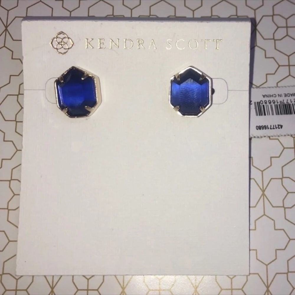 Kendra Scott Taylor Cobalt stud earrings